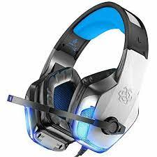 Gaming Headset Para Xbox One Ps4 Pc Controlador Ruido Azul Ebay Best Gaming Headset Wireless Gaming Headset Gaming Headset