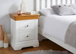 Maybe you would like to learn more about one of these? Farmhouse White Painted Oak 2 Drawer Bedside Table Free Delivery Top Furniture