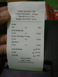 5 contoh nota dinas perjalanan dinas. Aplikasi Cetak Struk Nota Cepi Cahyana