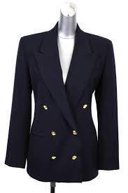 Black Blazer With Gold Buttons Womens Navy Blue Austin Reed Double Breasted Blazer Jacket Gold Buttons Wool M 8 Fashion Clothing Shoes Accessories W Blazer Jacket Blazer Double Breasted