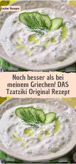 Noch Besser Als Bei Meinem Griechen Das Tzatziki Original Rezept Tzatziki Original Rezept Rezepte Tzatziki Rezept