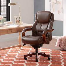 Gray cow top leather/steel base. 10 Most Comfortable La Z Boy Office Chairs Alternatives 2021