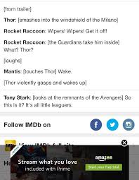 The first avenger, which starts during ww2. Avengers Infinity War Imdb Quotes Marvelstudios