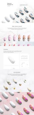 Download Manicure Mockups Set Manicure Nail Sets Mockup