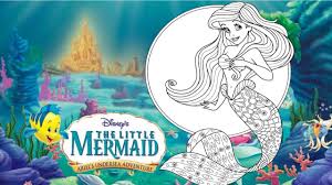 Di situlah pemirsa dapat melihat lebih baik ariel versi halle bailey. Ariel The Little Mermaid Princess Colouring Page Mewarnai Gambar Putri Duyung Ariel Youtube