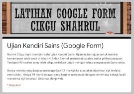 Apa Itu Ujian Personal Home Tuisyen Cikgu Shahrul Facebook
