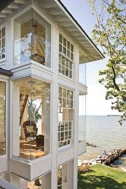 Triple Hung Windows 2009 Southern Home Awards Best New Home Southernliving Ten Foot Tall Sheets Of 1 Inch Thic In 2020 Beautiful Homes House Design Architecture