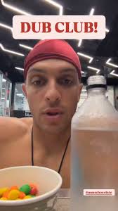 Mack Hollins celebrates the win and his touchdown with some M&M's water