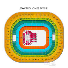 Seating Chart For Edward Jones Dome Edward Jones Dome