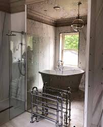 The bathroom has interesting retro elements: Victorian Style Bathroom Ideas Get The Look Abelglass Design