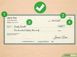 Then write the dollar amount in letters. 6 Ways To Deposit Checks Wikihow