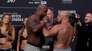 Derrick lewis gets offer after cancelled bout against curtis blaydes, khabib nurmagomedov press conference in works, jon jones would do great in heavyweight division, anthony smith vs. Mmafighting Com The Mixed Martial Arts News Website Ufc 247 Derrick Lewis Vs Ilir Latifi Ceremonial Weigh In Face Off Facebook