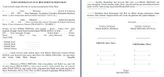 Menjual tanah kebun sawit seluas 10 000 hektar persegi yang bertempat di jln padang jati kecamatan darul makmur kab. Download Contoh Surat Jual Beli Tanah Sebagian