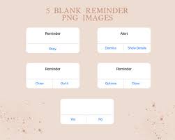 5 Blank Iphone Reminder Png Stickers Instagram Story Etsy In 2020 Iphone Reminders Instagram Story Reminder