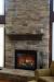 Stacked Stone Fireplace
