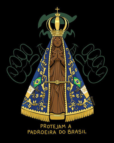 Protejam a padroeira do Brasil. #brasil #nossasenhoraaparecida❤️ #maria #catolicismo #aparecida