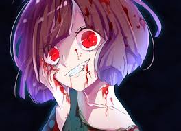 Yandere characters like yuno gasai from future diary walk a hard line between romantic and psychopathic. Hd Wallpaper Creepy Rain Blood Quotes Eyepatch Typography Anime Anime Girls Another Anime Series Misaki Mei Bla Anime Hot Anime Hd Art Wallpaper Flare