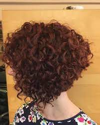 The advantage of cutting on damp hair instead of dry curls is that it allows the stylist to better understand your natural curl pattern and, in turn, give a more effective cut. A Line Bob Haircut Curly Novocom Top