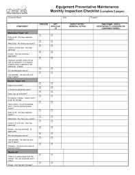 All the necessary components to running a clean restaurant are included in this post. 12 Equipment Checklist Examples Pdf Word Examples