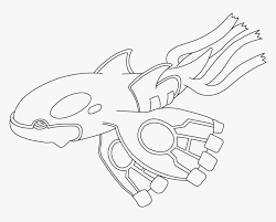Free kyogre from pokemon coloring page online. Draw Kyogre Pokemon Hd Png Download Kindpng