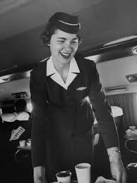 Photographic Print Poster Of Flight Attendants By Peter Stackpole 16x12in Flight Attendant Uniform Flight Attendant American Airlines