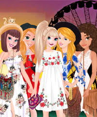 Game is loading, please wait seconds. Princesses Festival Fun Dress Up Game