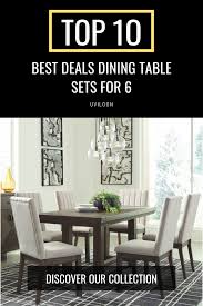 It's always worth it to check out the custom furniture on etsy for local options. 10 Best Deals Dining Table Sets For 6 Dining Table Setting Dining Table Dining