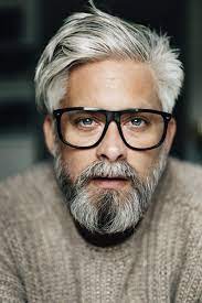 Calle Artmark Swedish Model Model Swede Grey Hair 40 Beard Man Male Manly Fitover40 Grey Silv Grey Hair Men Older Mens Hairstyles Men Hair Color