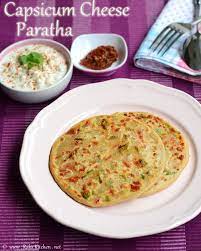 Capsicum Cheese Paratha Recipe Kids Recipes Raks Kitchen Recipe Paratha Recipes Chapati Recipes Paratha