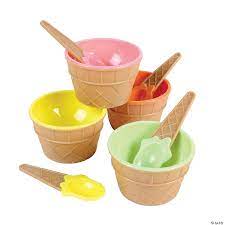 Ice Cream Dishes 12 Pc Oriental Trading