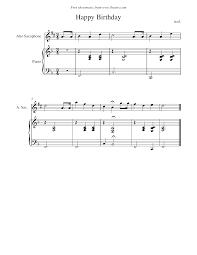 Happy birthday music sheet for saxophone can be found on * notes. Happy Birthday Sheet Music For Saxophone 8notes Com