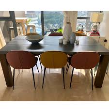 Crate and barrel tig metal dining chair. Crate And Barrel Dining Table 8 Seats Furniture Home Living Furniture Chairs On Carousell