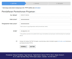 Banyak sebenarnya pinjaman pendidikan lainnya dan tidak kurang juga biasiswa yang ada dah daftar akaun secara online? Https Www Ucsiuniversity Edu My Sites Default Files 2 Ptptn Online Application Guidelines Pdf