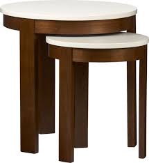 Set Of 2 Pastis Nesting Side Tables Side Table Coffee Table Crate And Barrel Coffee Table