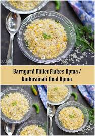 Kuthiraivali Aval Upma Barnyard Millet Flakes Upma Vegetarian Recipes Easy Indian Food Recipes Vegetarian Platter
