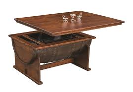 Check spelling or type a new query. Half Barrel Coffee Table With Lift Top By Dutchcrafters Amish