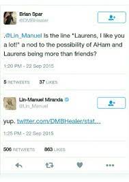 So Apparently Lin Confirmed That Laurens I Like You A Lot Was A Nod Toward The Fact That Hamilton And Laurens May Have Hamilton Funny Hamilton Lams Hamilton