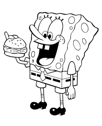 Click on any of the cheeseburger coloring pages below to see the full coloring page. Spongebob Eats Hamburger Coloring Page Topcoloringpages Net