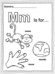 Alphabet Coloring Pages Spanish Perfect Worksheets And Activities For My Bil Kindergarten Coloring Pages Alphabet Coloring Pages Elementary Spanish Classroom