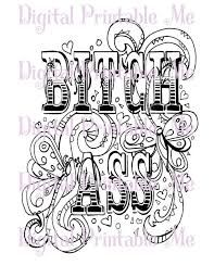 Free printable coloring pages for adults only quotes: Pin On Swear Word Coloring Pages