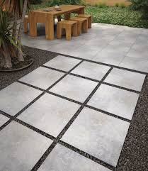 Patio stones are easy to install and can also be used for this paver was intended for use as part of a wood fired pizza oven. Arterra Porcelain Pavers Beton Gray