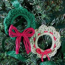 Check spelling or type a new query. 30 Free Crochet Patterns For Christmas Wreath Ornament