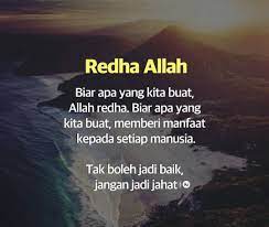 Bagaimanakah cara untuk mendapatkan ridha allah? Facebook