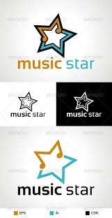 Music Star Logo Music Star Star Logo Music Logo