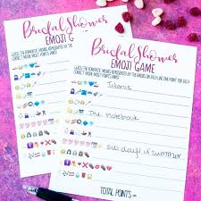 Baby shower emoji game printable. Free Printable Nursery Rhyme Baby Shower Emoji Game Play Party Plan