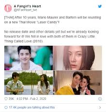 Free laser cut file запись закреплена. Akhirnya Mario Maurer Dan Baifern Akan Kembali Beradu Akting Setelah 10 Tahun
