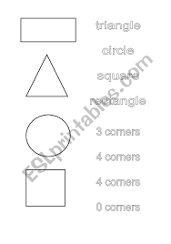 We have prepared a list of words with pictures based on shapes names. English Worksheets 2d Shapes Match Shape To Name