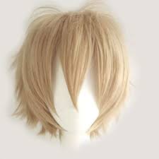 See more ideas about anime, anime hairstyles male, anime guys. Amazon Com S Noilite Women Mens Male Short Fluffy Straight Hair Wigs Anime Cosplay Party Dress Halloween Costume Wig Linen Blonde Beauty