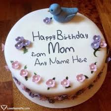 Birthday Cake For Mother And Daughter Birthday Cake For Mother From Daughter With Name In 2020 Happy Birthday Cakes Happy Birthday Mom Cake Mother Birthday Cake