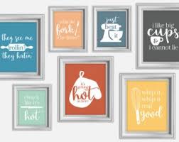 kitchen wall decor etsy